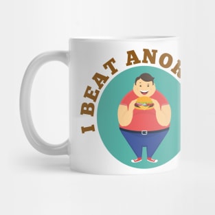 I Beat Anorexia Mug